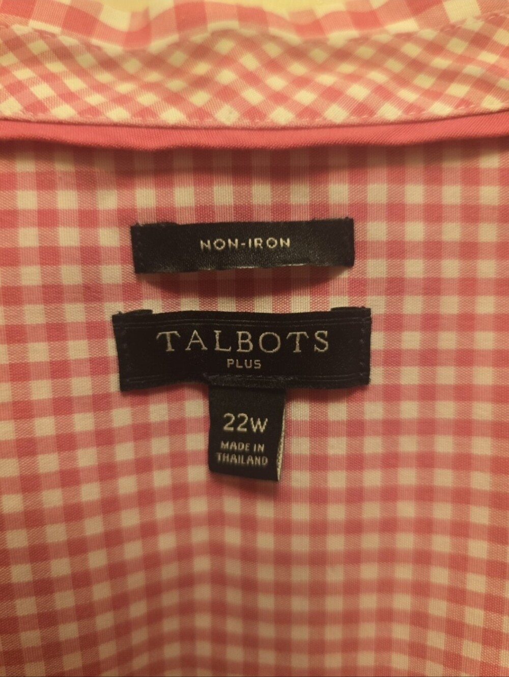 Talbots Perfect Shirt - Sleeveless - Gingham
Size 22W - Picture 3 of 5